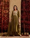 K 1237 By Naisha Mul Chanderi Beads Work Anarkali Suits 